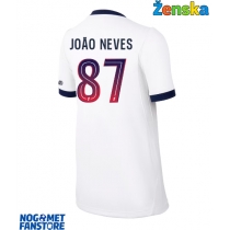 Paris Saint-Germain Joao Neves #87 Gostujuci Dres za Ženska 2026-27 Kratak Rukav